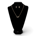 BLAZIN ROXX NECKLACE AND EARRINGS SET 2 LINK PENDANT