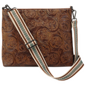 NOCONA AMELIA STYLE CONCEAL CARRY CROSSBODY BAG BROWN
