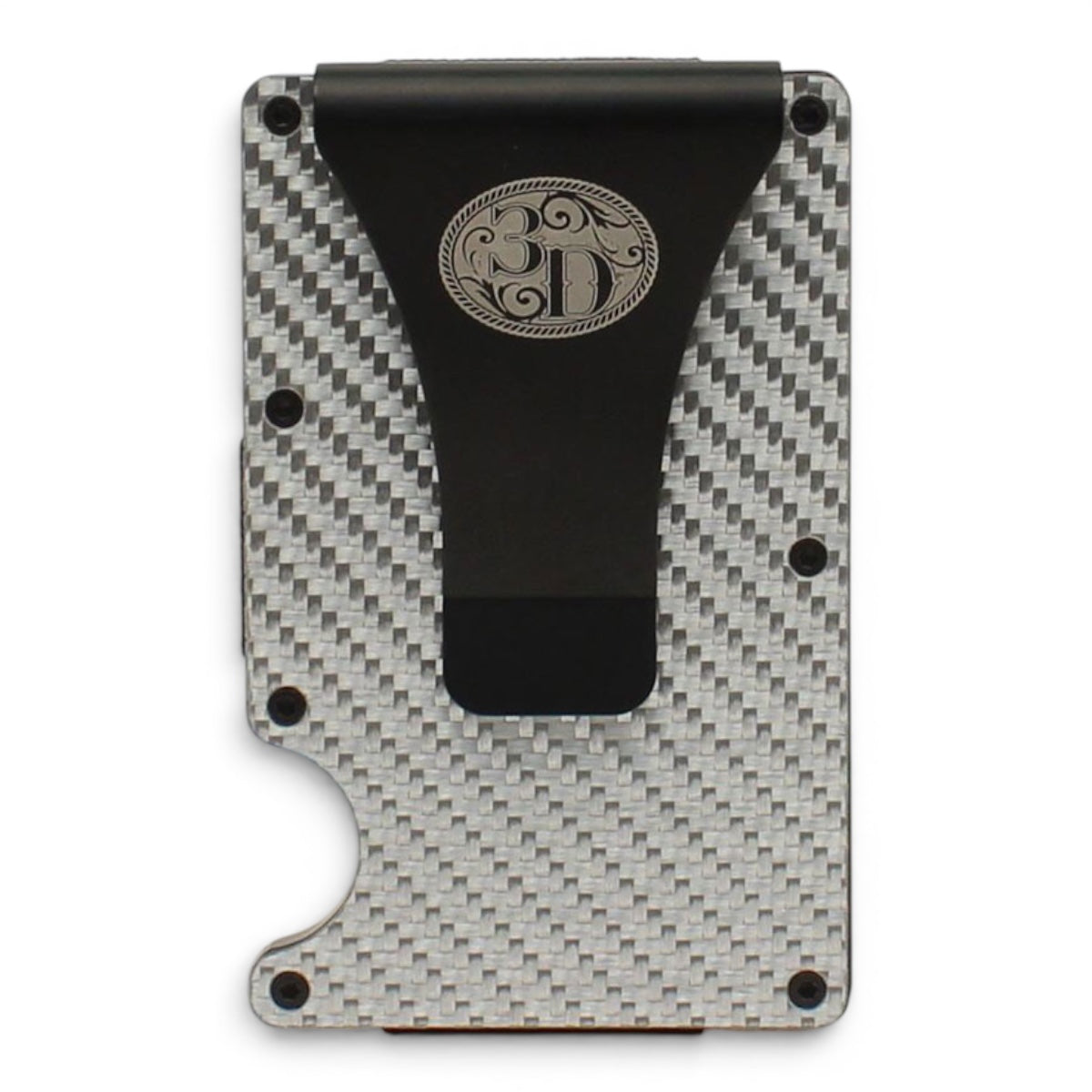 3D MENS SMART WALLET WOVEN PATTERN GREYD250002406