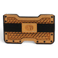 3D Belt Men's Embossed Leather Weave Tan Smart Wallet