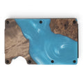 3D MENS SMART WALLET WOOD RESIN BLUED250009927