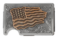 3D MENS SMART WALLET DISTRESSED FLAG MULTICOLOR