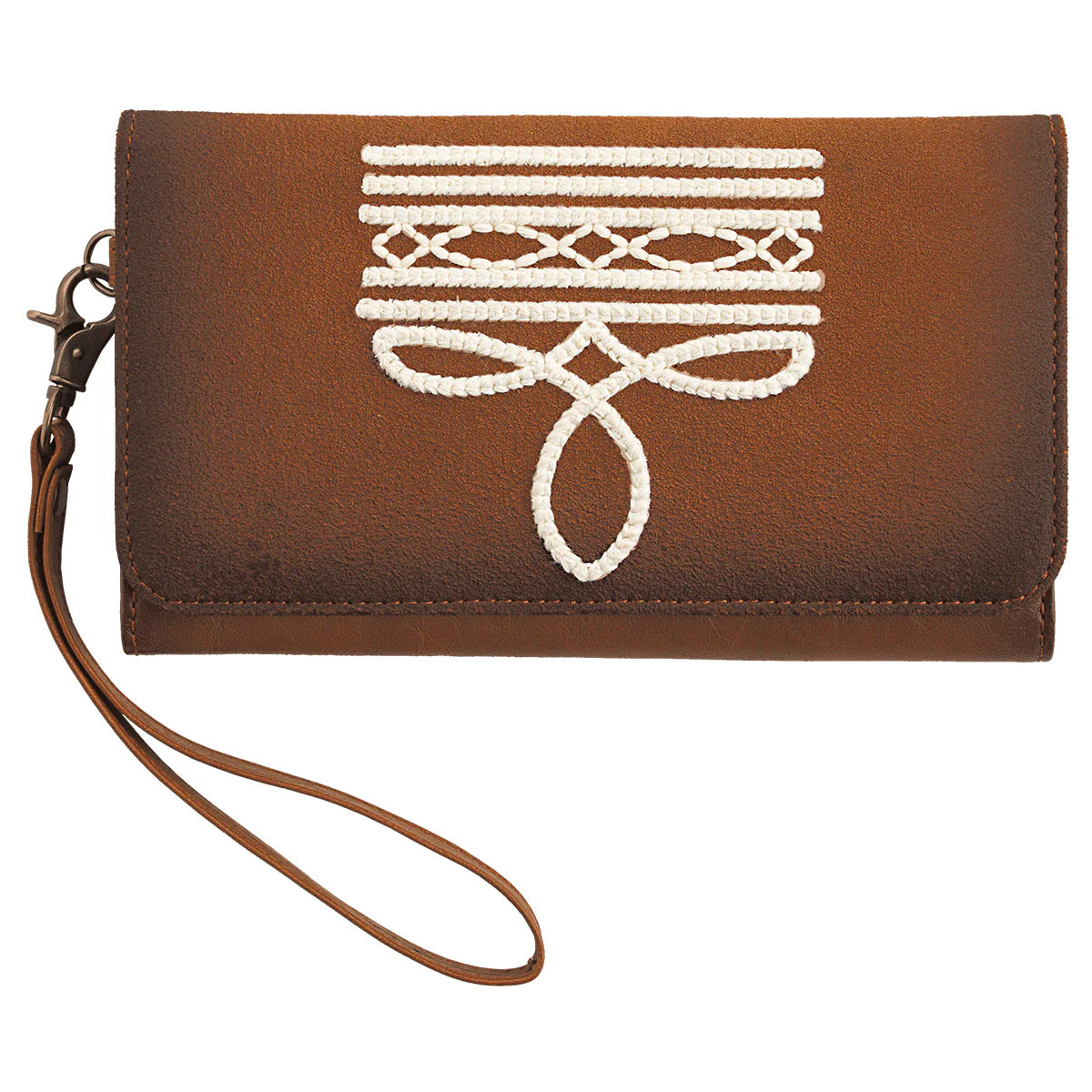 ANGEL RANCH MAEVE COLLECTION WALLET BROWN