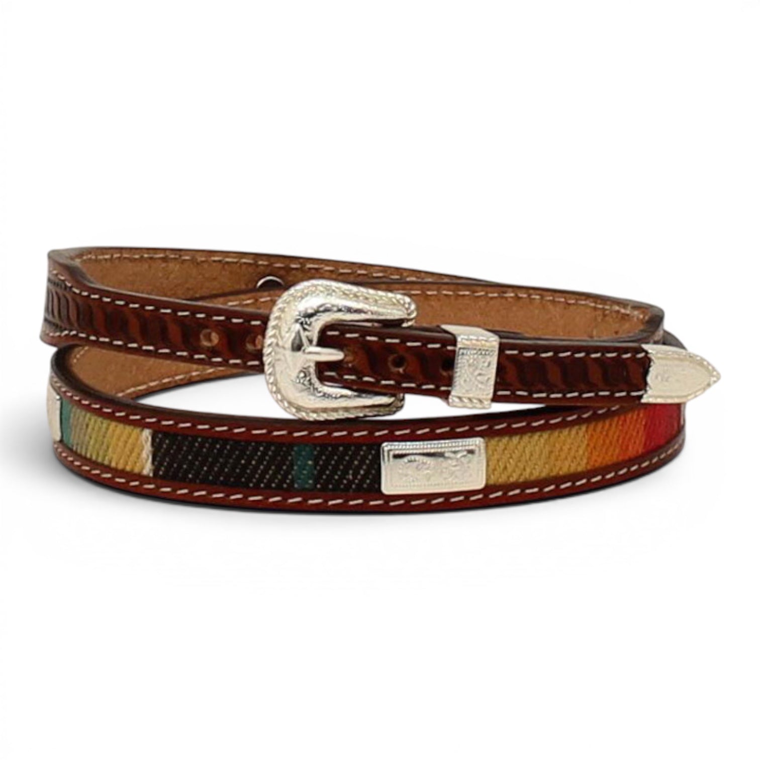 3D WESTERN HATBAND SERAPE TAN