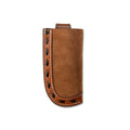 3D KNIFE SHEATH VERTICAL ROUGHOUT BUCK LACE BROWN