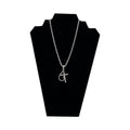 TWISTER CROSS AND FISH HOOK NECKLACE