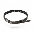 3D HATBAND 3/4-1/2 HAMMERED CONCHO BROWN