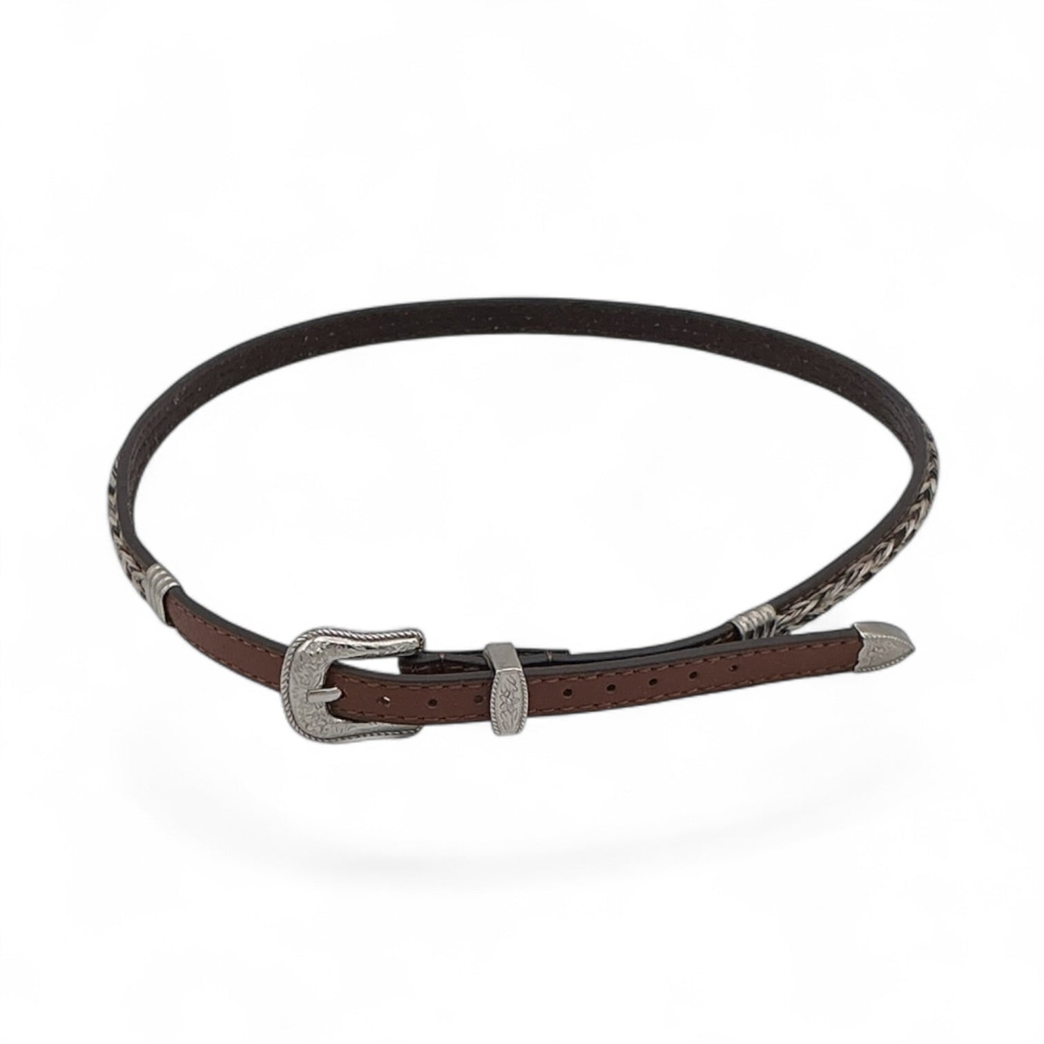 3/8 GENUINE BRAIDED HORSEHAIR HATBAND