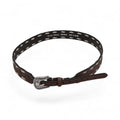 HATBAND SCROLLING BUCK LACE BR