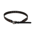 TWISTER HATBAND FLORAL TOOLING BUCK LACE BLACK AND BROWN