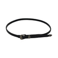 HATBAND 3/8" LACED SMTH TABS BLACK