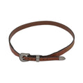 3D WESTERN HATBAND OSTRICH BROWN