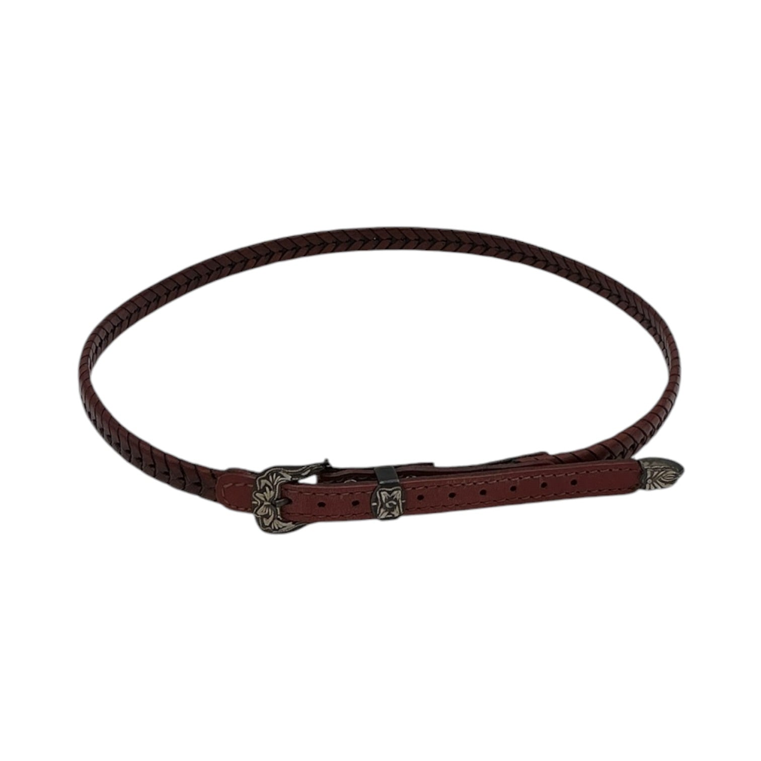 HATBAND 3/8" LACED SMTH TABS TN