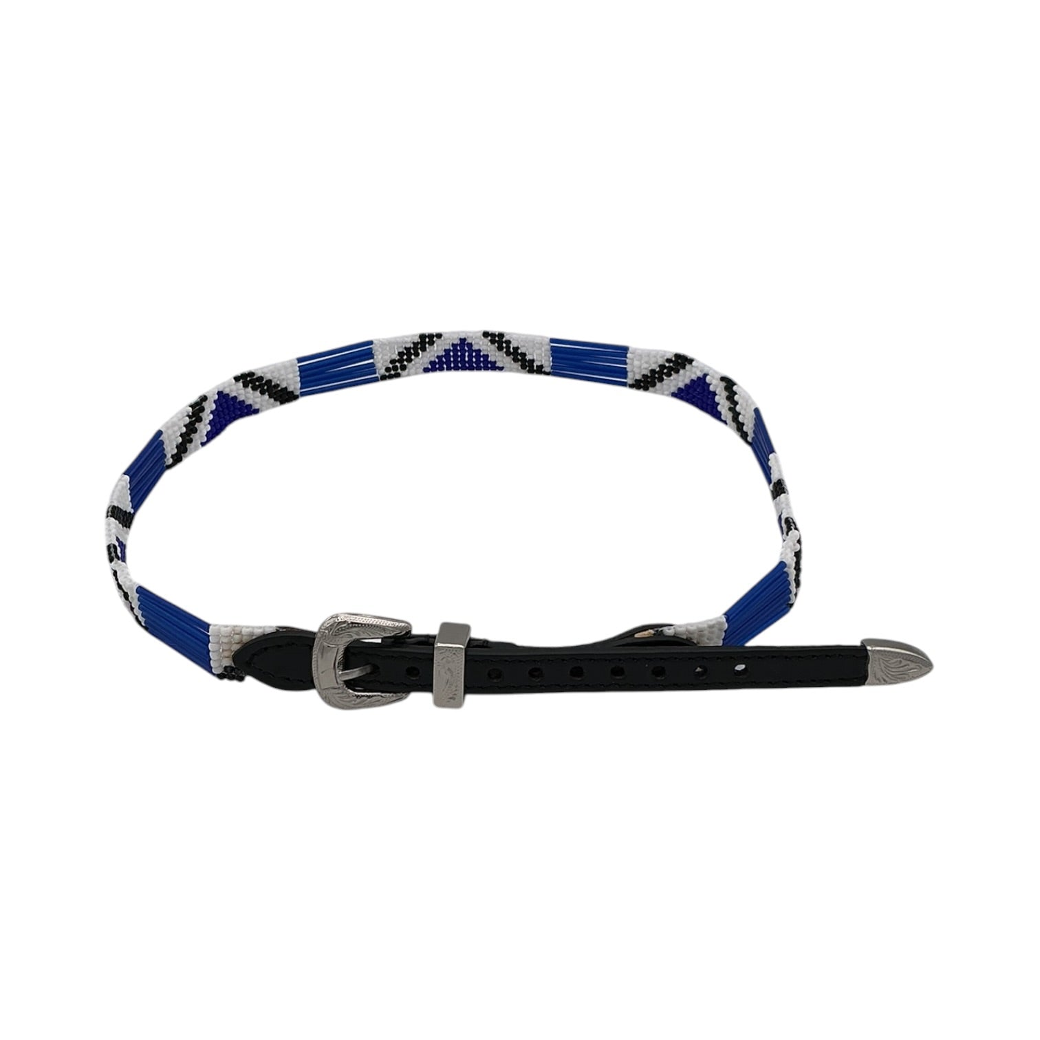 BEADED HATBAND GEOMETRIC