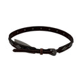 3D WESTERN HATBAND 3/8" - 1/2" TRI CONCHO BROWN