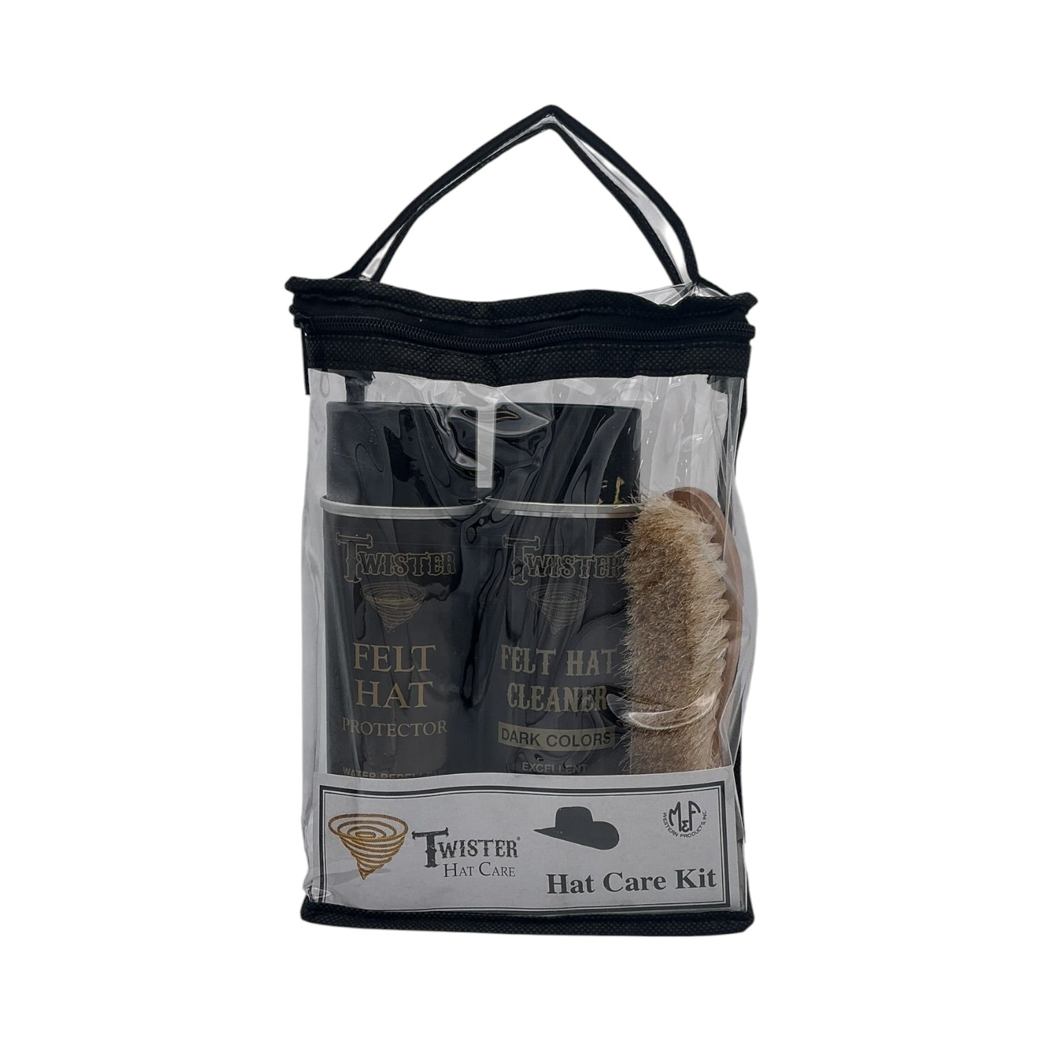 M&F Twister Felt Hat Care Kit For Dark Colors