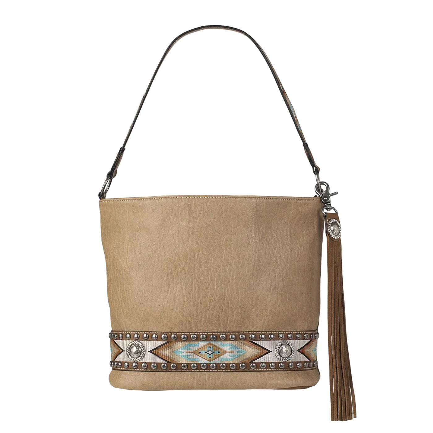 CARMEN STYLE TOTE SOUTHWESTERN TAN