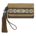 CARMEN STYLE CLUTCH SOUTHWESTERN TAN