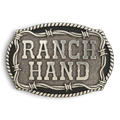 NOCONA MENS BUCKLE RECTANGLE BARBED WIRE RANCH HAND