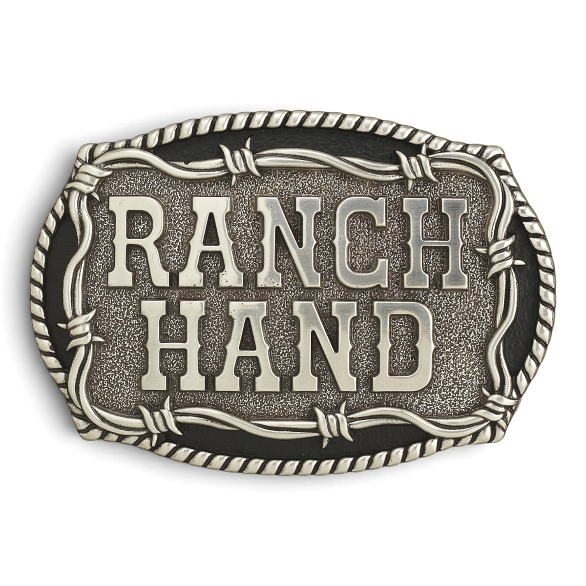 NOCONA MENS BUCKLE RECTANGLE BARBED WIRE RANCH HAND