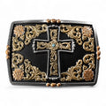 NOCONA MENS BUCKLE RECTANGLE MULTIFINISH CROSS