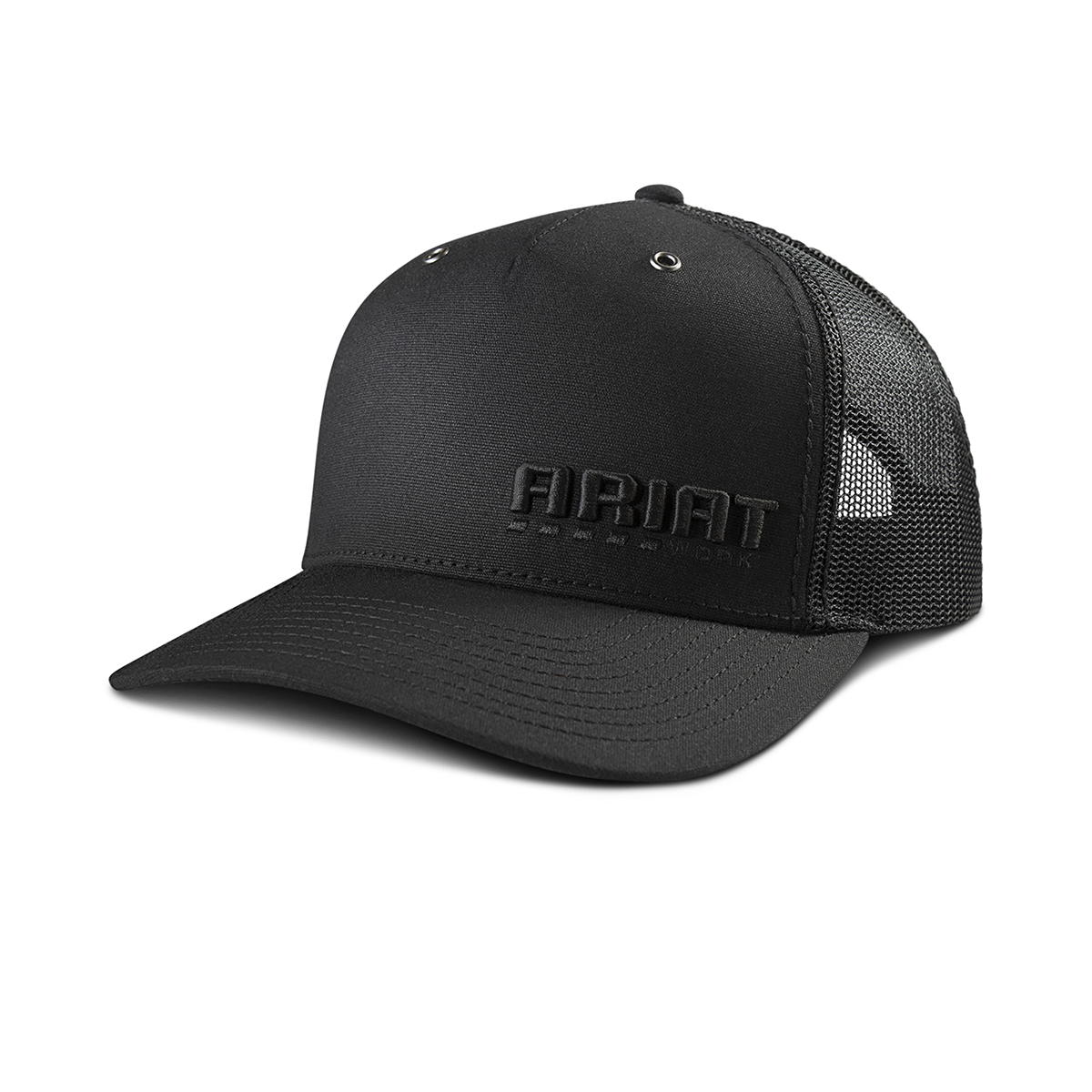 ARIAT WORK MENS RICHARDSON 112 CAP EMBROIDERED BLACK