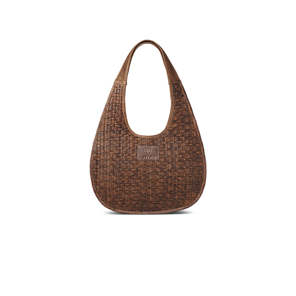 ARIAT PAIGE ROUND SHOULDER BAG BROWN