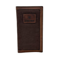 ARIAT RODEO WALLET LOGO BROWN