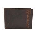 ARIAT BIFLOLD WALLET BULL HIDE BROWN