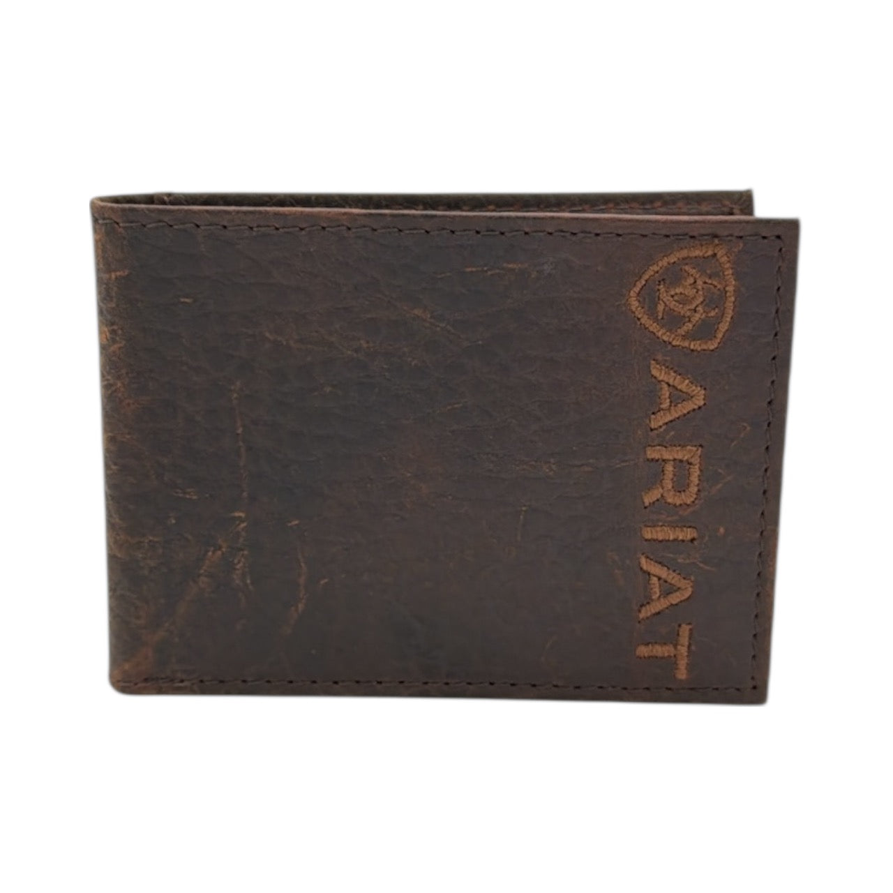 ARIAT BIFLOLD WALLET BULL HIDE BROWN