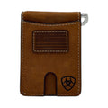 ARIAT MONEY CLIP FLAG PATCH MEDIUM BROWN