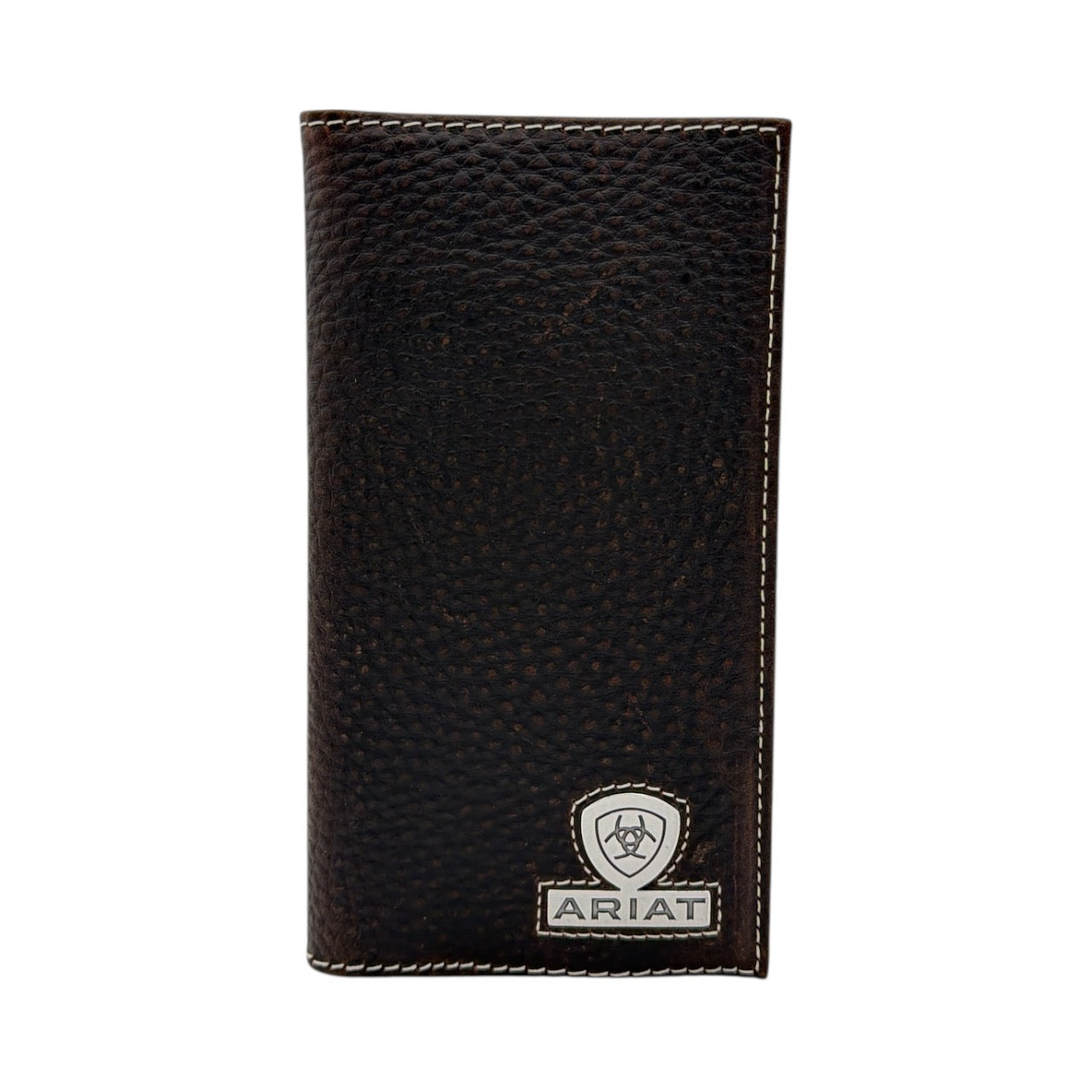 ARIAT RODEO SHIELD LOGO CONCHO BROWN ROWDY