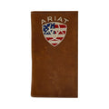 ARIAT RODEO WALLET AMERICAN FLAG AGED BARK