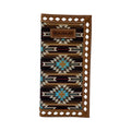 ARIAT YOUTH WALLET RODEO SOUTHWESTEN DIAMOND LACING BROWN