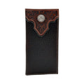 ARIAT YOUTH RODEO WALLET FLORAL EMBOSSED BROWN