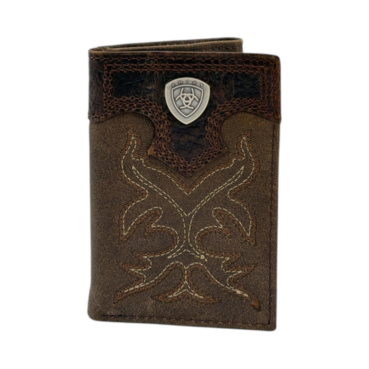 ARIAT PREMIUM BRAND MENS TRIFOLD WALLET
