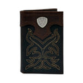 ARIAT PREMIUM BRAND MENS TRIFOLD WALLET