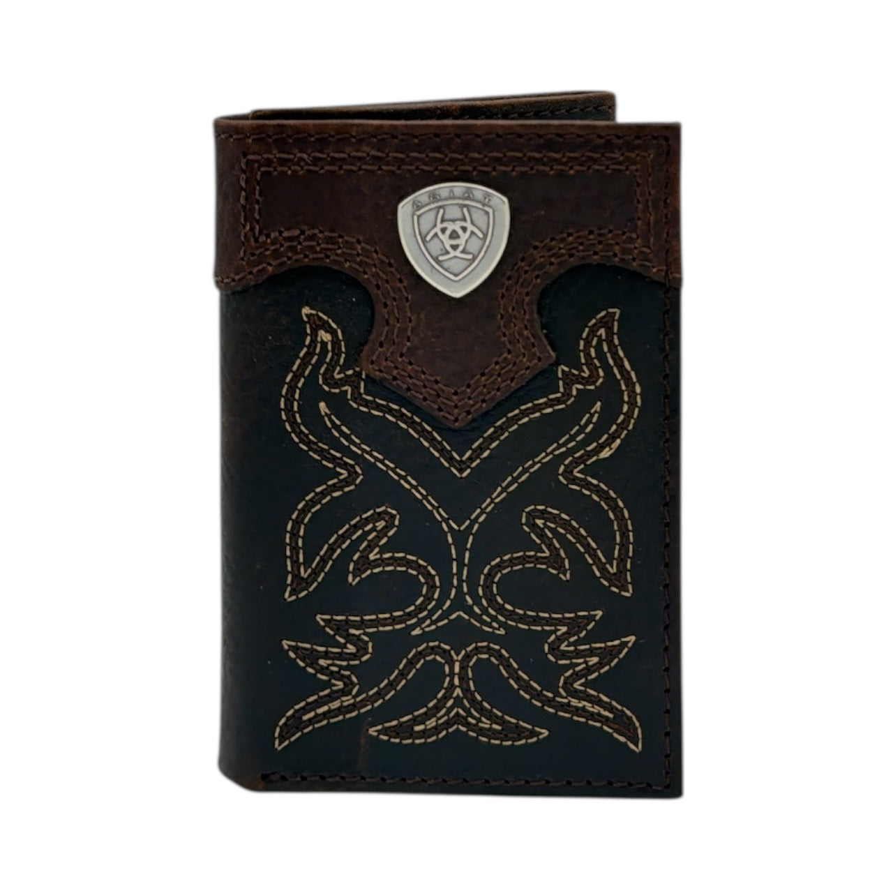ARIAT PREMIUM BRAND MENS TRIFOLD WALLET