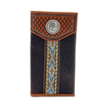 ARIAT RODEO WALLET WOVEN SOUTHWESTERN BROWN