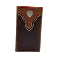 ARIAT RODEO WALLET BASKET WEAVE SUNBURST BROWN