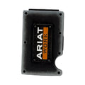 ARIAT WORK WALLET UTILITY STACKED LOGO SILVER