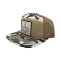 ARIAT CAP 7 PANEL CAMO BOOT STITCH KHAHI