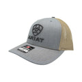 ARIAT MENS SB R112 GREY EMBROIDERED TAN