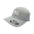 ARIAT MENS CAP SNAP BACK RUBBER FLAG PATCH GREY