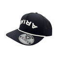ARIAT MENS CAP SNAP BACK UPSIDE DOWN BLACK