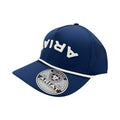 ARIAT MENS CAP SNAP BACK UPSIDE DOWN NAVY