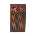 ARIAT RODEO WALLET MULTI EMBRODERY INLAY TAN