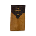 NOCONA RODEO WALLET CROSS EMBOSSED TAN