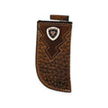 ARIAT KNIFE SHEATH OVERLAY BROWN ROWDY