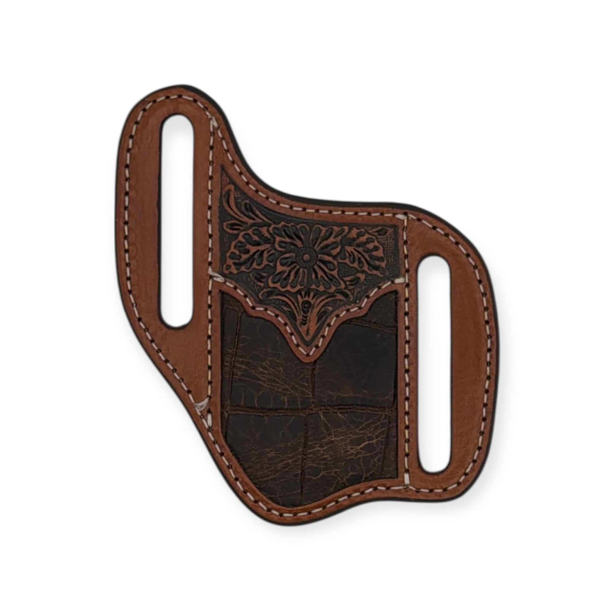 ARIAT POCKET KNIFE SHEATCH CROCO PRINT BR